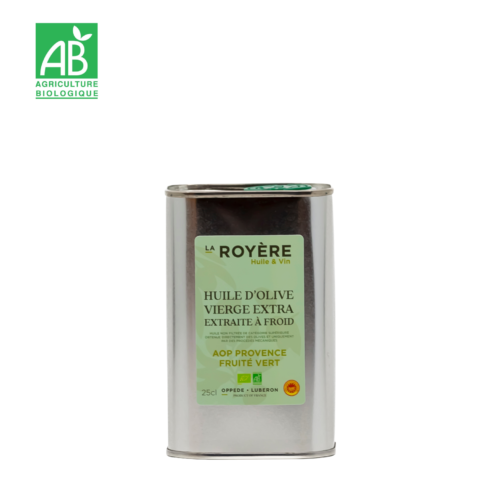 HUILE D’OLIVE FRUITE VERT AOP 2025