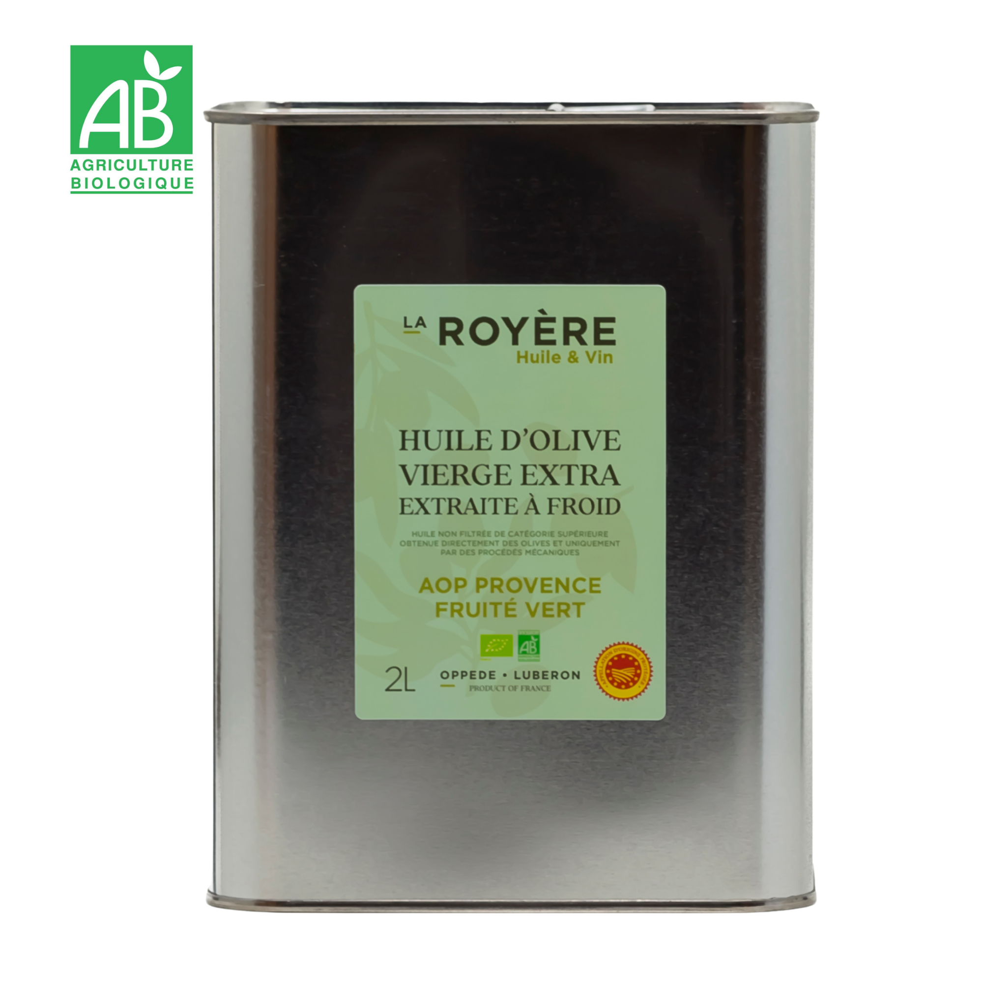 HUILE D'OLIVE AOP PROVENCE 2L 2025