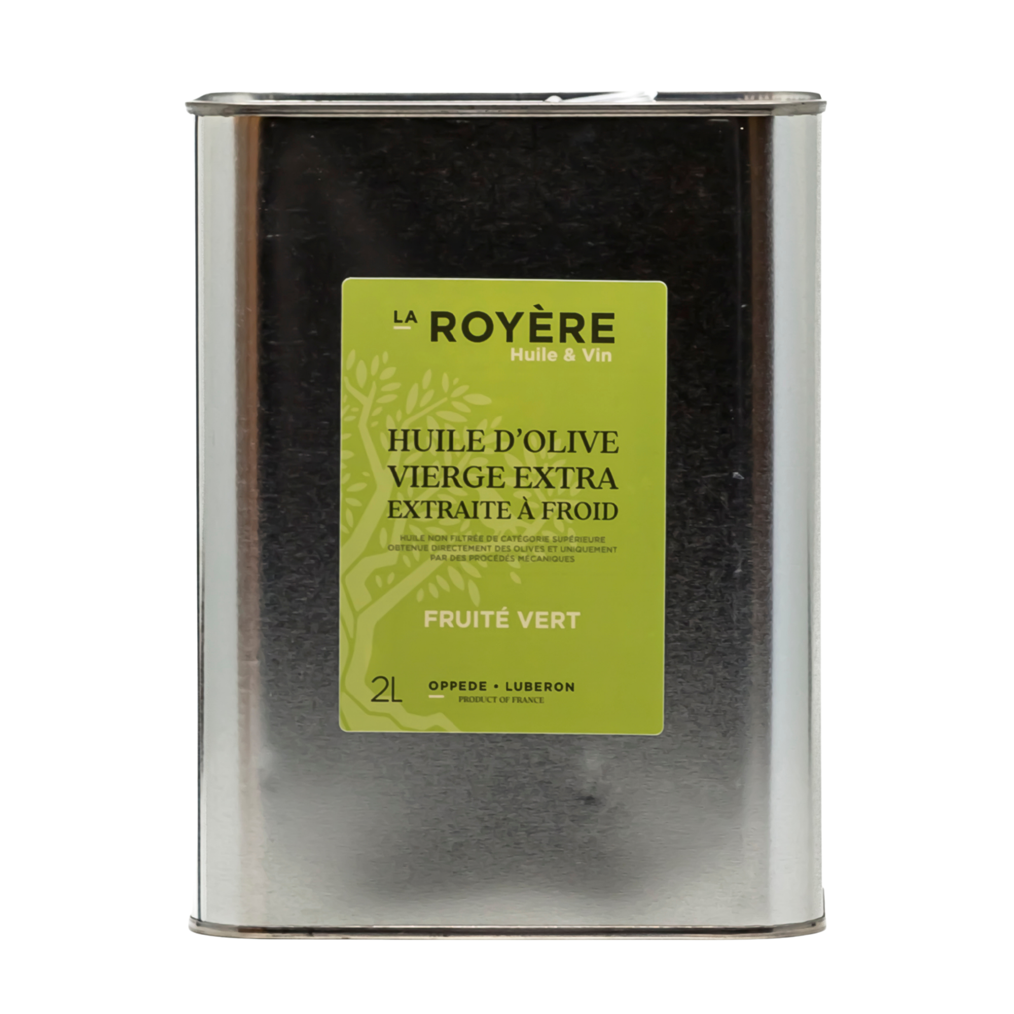 HUILE D’OLIVE FRUITE VERT 2L HOF